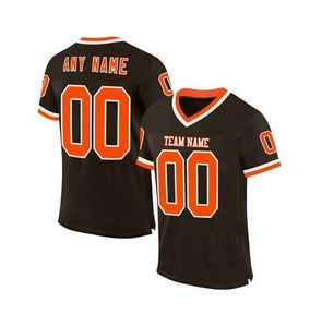 Venta al por mayor pries poliéster sublimación impresa camisetas de fútbol americano cuello fútbol americano Jersey desgaste para la venta - Product Image 6