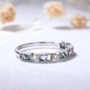 แหวนประดับเพชรแท้สีทองแท้ดีไซน์ใหม่หรูหรามอสพร้อมแหวนเพชรแท้แหวนเพชรธรรมชาติ - Product Image 2