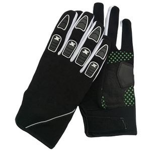 Gants de mécanicien en coton de haute qualité, gants de travail industriels légers et durables en cuir, gants de sécurité avec poignées, gants mécaniques - Product Image 1