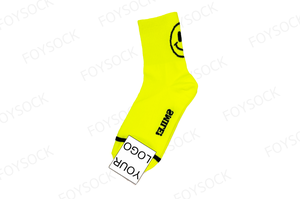 Corea foylock personalizzato fantasia sorriso che corre atletico alto logo cavigliera Design della maglia in cotone di qualità personalizzata calze da donna sportive - Product Image 6