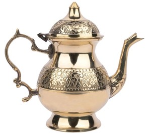 Dallah สแตนเลสบนโต๊ะอาหารทองเหลืองหม้อเสิร์ฟกาแฟและชาอาหรับ - Product Image 4