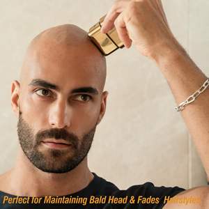 Rasoir électrique USB pour hommes à double grille pour un rasage précis du visage et du corps, idéal pour la tête chauve et les barbiers - Product Image 4