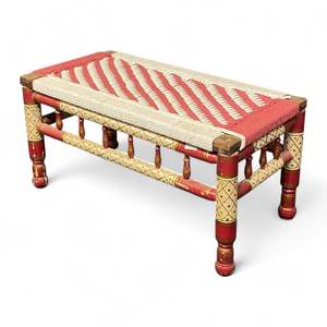 Ensemble de canapés tressés à la main de style tropical - Product Image 5