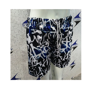 Shorts de course à pied unisexes amples à séchage rapide en maille avec poches zippées antibactériens anti-UV personnalisables pour le baseball et le softball - Product Image 1