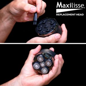 Afeitadora Eléctrica Recargable para Hombre, Cabezales Rotatorios Flotantes, Triple Cuchilla de Acero Inoxidable, Resistente al Agua IPX7, para Afeitar la Cara, Ideal para Viajes - Product Image 3