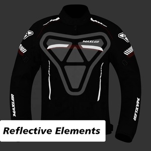 Veste courte en textile respirant pour homme, homologuée CE, légère, coupe-vent, imperméable, protection, grande taille, pour moto - Product Image 4