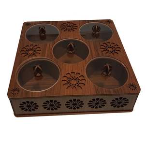 Boîte à bonbons en bois avec couvercle pour un stockage sécurisé assurant la fraîcheur des bonbons pendant une longue période - Product Image 5