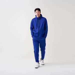 Ensemble de survêtement en coton uni unisexe, pantalon de survêtement, survêtement personnalisé, pantalon de survêtement et sweat-shirt, ensemble de jogging 2 pièces pour homme - Product Image 3