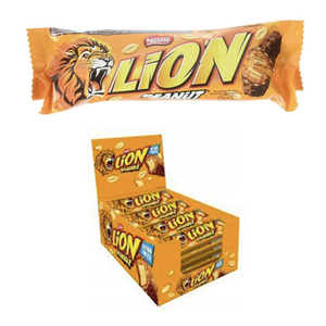 ช็อกโกแลตแท่งไลออนขายส่ง 24 ชิ้น x 42 กรัม / ซีเรียลอาหารเช้าไลออนรสคาราเมลและช็อกโกแลต อุดมด้วยไฟเบอร์ 400 กรัม - Product Image 2