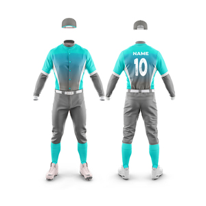 Camiseta de béisbol con botones para jóvenes con impresión por sublimación personalizada OEM uniforme de béisbol y sóftbol transpirable con impresiones de alta visibilidad - Product Image 2