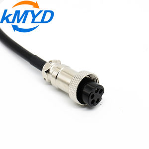Konektor Adaptor Pin Betina GX16-5 Kabel Isolasi PVC Inti Tembaga 22 AWG yang Dapat Disesuaikan Panjang 150mm Soket Logam Baterai Drone - Product Image 4