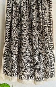 Breathable Handcrafted 100% Cotton <b>Scarf</b> Jaipur Traditional Hand Block printed <b>Scarf</b> Lightweight Handmade Soft Cotton <b>Scarf</b> - Product Image 3