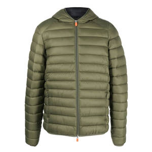 Veste d'hiver pour hommes High Street matelassée en nylon polyester bouffant avec capuche grande taille respirant bulle design décoration de poche - Product Image 1