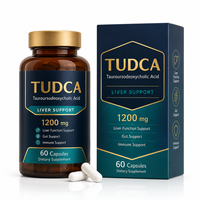 Capsules TUDCA 1200mg en gros – Complément de soutien hépatique et digestif – Marque privée – Formule de soin du foie à base de NAC, de chardon-Marie et de pissenlit