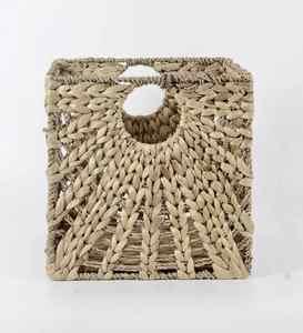 ตะกร้าเก็บน้ำธรรมชาติอเนกประสงค์พับได้ทำจากหญ้าทะเลผสมด้วยมือเป็นมิตรกับสิ่งแวดล้อม - Product Image 3