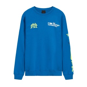 Hot Sale Custom Screen Printed O-Neck Drop Shoulder Crewneck Sweatshirt for Men Casual Style <b>in</b> All Colors for <b>Winter</b> - Product Image 1