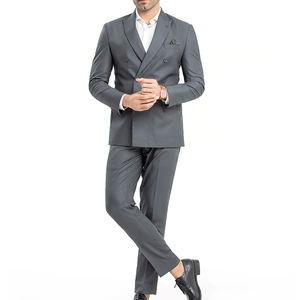 Traje para hombres recién llegados trajes para hombre 3 piezas vestido de boda masculino abrigo pantalón trajes Blazers gran oferta ropa de moda servicio OEM - Product Image 1