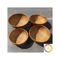 Panier en bambou écologique idéal pour organiser l'essentiel dans un style de vie vert sans plastique naturel