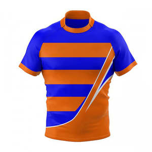 Los uniformes de rugby profesionales más vendidos para hombres, estilos impresos con logotipo personalizado transpirable, incluyen camisas, pantalones cortos, precio de etiqueta privada - Product Image 2
