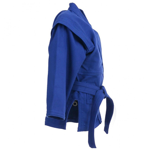 Uniforme azul Sambo, material de algodón Sambo GI de alta calidad, transpirable, ecológico, venta al por mayor, uniforme personalizado de artes marciales - Product Image 5