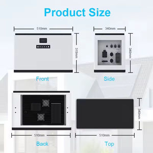 Stock UE 3,8 kWh Système solaire tout-en-un empilable pour balcon 51,2 V LiFePO4 IP65 6000 cycles Plug&Play 2,4 kW de sortie Prêt à expédier - Product Image 4
