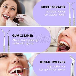 Kits de Exploración Dental de Último Diseño, Kits de Exploración Dental de Acero Inoxidable con Logotipo Personalizado - Product Image 4