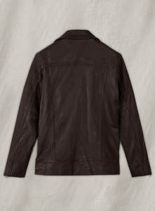 Chaqueta de motorista de cuero ajustada clásica 2025 para hombre, ropa de calle elegante para motocicleta, soporte frontal para pedidos a granel, marca personalizada - Product Image 2