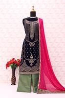 Excellente qualité Winter Collections Designer Velvet Salwar Kameez avec broderie lourde Séquence de 3mm