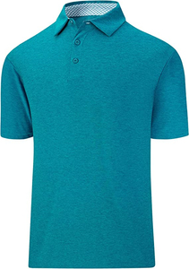 Polos de golf pour hommes de qualité supérieure disponibles en gros. Sur mesure avec un nouveau design pour 2026, fabriqué en pur coton - Product Image 4