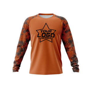 Camisas de pesca con impresión por sublimación UPF50 para hombres, camisas de secado rápido con protección Uv, polos de pesca de manga larga de rendimiento - Product Image 1