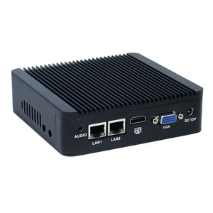 फैनलेस मिनी पीसी जे1900 क्वाड कोर औद्योगिक मिनी पीसी के साथ ddr3 दोहरी लान 2 x rs232 24/7 नॉनस्टॉप ऑपरेशन शून्य क्लाइंट मिनी कंप्यूटर - Product Image 5