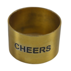 Anneaux de serviette de finition en or motifs gravés porte-mouchoirs de haute qualité pour la décoration de table de restaurants de fête de mariage - Product Image 2