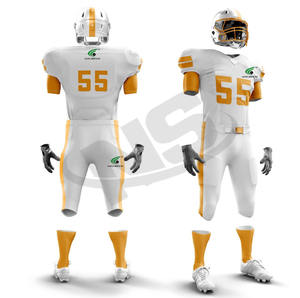 Uniforme de fútbol americano de práctica personalizado precio al por mayor entrenamiento de equipo poliéster hecho de secado rápido cómodo ropa deportiva para adultos - Product Image 1