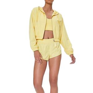 Conjunto de 2 Piezas Personalizado para Mujer, Sudadera Cortavientos y Pantalones Cortos, Conjunto Deportivo de Nailon y Poliéster de Diseño 2026 - Product Image 3