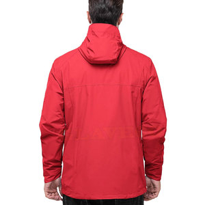 Nouveauté : Manteau de pluie pour homme, coupe ajustée, respirant, de haute qualité, en nylon/polyester, marque privée, fermeture éclair intégrale, col à capuche, long - Product Image 3