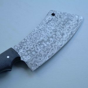 Couteau de couperet à viande à lame en acier inoxydable durable professionnel conception pleine soie manche en bois antidérapant ambidextre passe au lave-vaisselle - Product Image 4