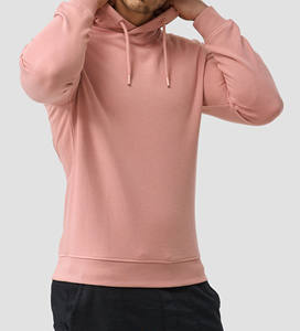 Streetwear américain 100% coton avec logo personnalisé, sweats à capuche à cordon de couleur contrastée de style poche cachée sur le devant pour hommes - Product Image 3