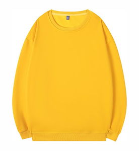 Sweat-shirts à col rond surdimensionnés en coton 100% de couleur unie, personnalisables, pour l'hiver, ODM, poids lourd, pour hommes - Product Image 3