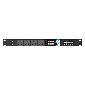 ציוד חלוקת חשמל חכם עם 4 שקעי חשמל 16A GB 220V, יציאות PDU IO, מדידת אנרגיה, טמפרטורה, לחות, שדרוג OTA ו-<span class=keywords><strong>UPS</strong></span> - Product Image 1