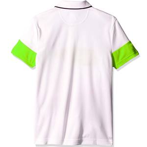 Polo de tennis à séchage rapide en polyester et élasthanne pour hommes, avec broderie en blocs de couleurs personnalisés de haute qualité et logo design - Product Image 4