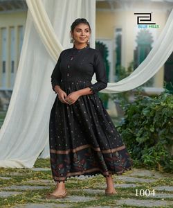 เสื้อผ้าสไตล์ kurti แบบยาวที่สวยงามน่าสนใจเสื้อผ้าตามชาติพันธุ์ราคาต่ำสุดในตลาด - Product Image 2