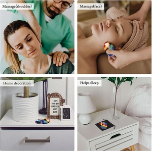 Pierre de pouce en cristal sept chakra pierre naturelle inquiétude pouce de paume naturel cristal de guérison pierre précieuse inquiétude pouce - Product Image 6