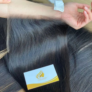 ผมปลอมแบบมัดผมชาวสวิสแบบดิบมัดผมจากเวียดนาม - Product Image 1