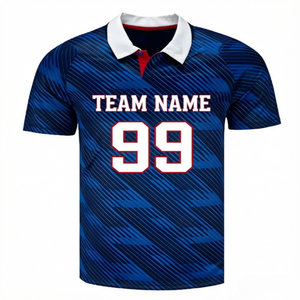 Maillots de football personnalisés Coupe du Monde de football 2026 version Thaïlande, en Spandex-Coton respirant et à séchage rapide, à manches courtes, unisexe, pour équipes de club - Product Image 1