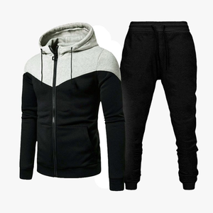 Conjunto Deportivo para Hombre Estilo Vintage 2026, Sudadera con Capucha, Pantalones Deportivos, Chaqueta, Conjunto Deportivo Lavado con Estampado de Leopardo para Invierno - Product Image 6