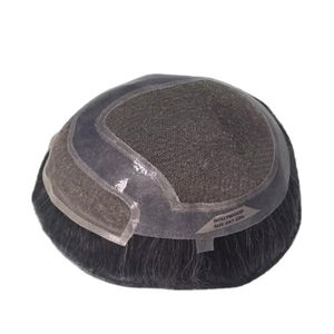 Toupee para Hombre Taz Hair, Peluca de Cabello Humano 100%, Densidad Cruda 60%-150%, Cabello Indio Remy, Resistente al Agua, Ondulado - Product Image 4