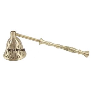 Artesano indio hecho a mano, diseño de rama de Metal, apagador de velas chapado en oro para decoración del hogar de lujo - Product Image 6