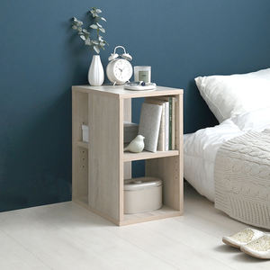 VE Moderne Mini Étagère Latérale Élégant Couleur Naturelle MDF Meubles pour Salle À Manger Cuisine Salon Maison Hôtel ou Appartement - Product Image 1