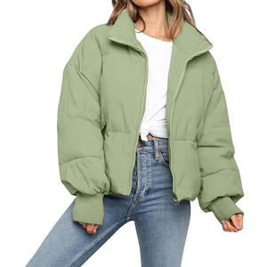 Abrigo Acolchado de Invierno para Mujer con Capucha, Chaqueta Acolchada Cálida con Forro Polar Suave, Ropa Exterior Aislante para Clima Frío - Product Image 1