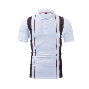 Prix de gros T-shirts polo T-shirts polo légers pour hommes 2025 T-shirts polo pour hommes avec logo personnalisé - Product Image 1